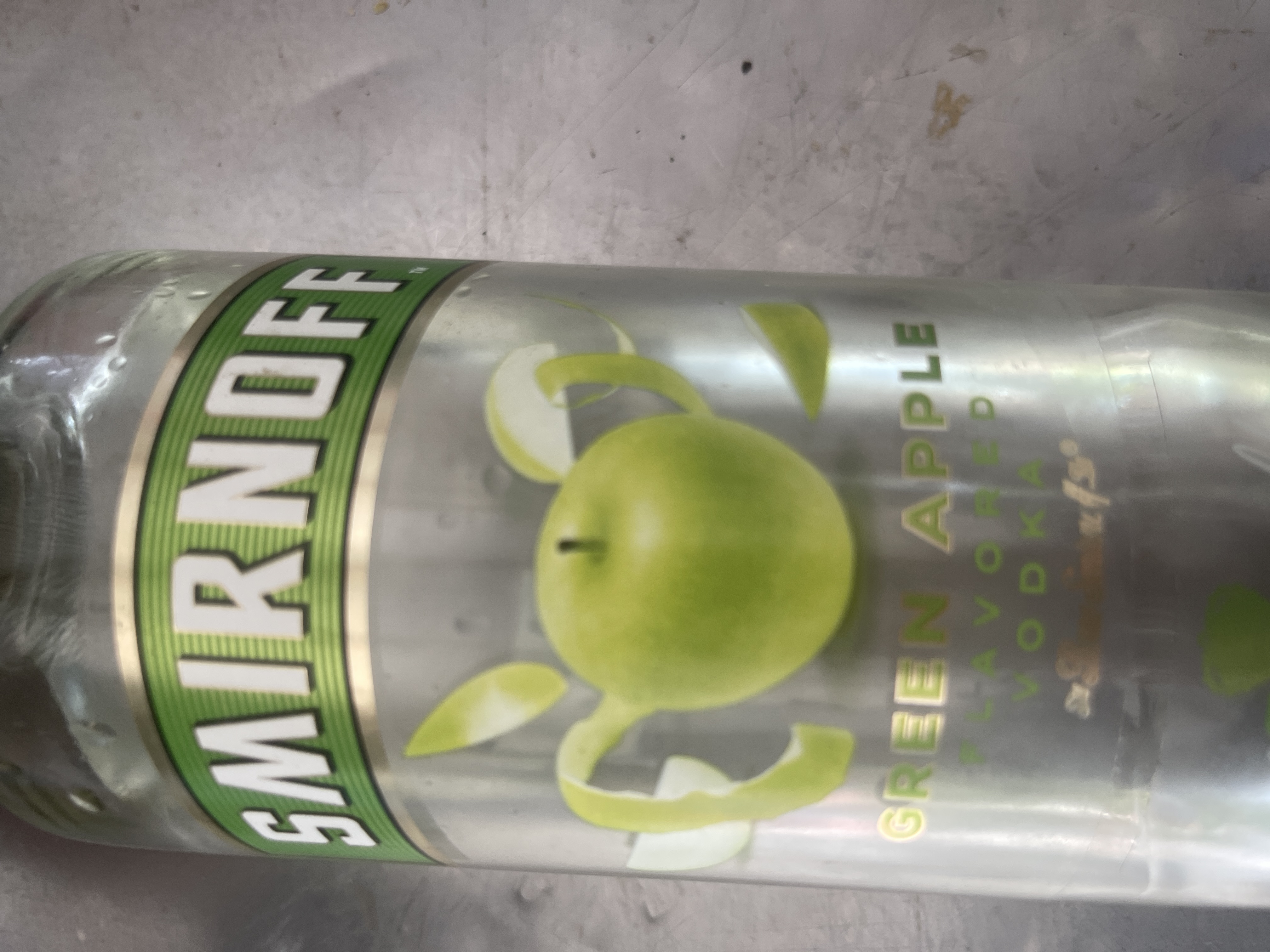 SMIRNOFF VODKA FLASK [GREEN]