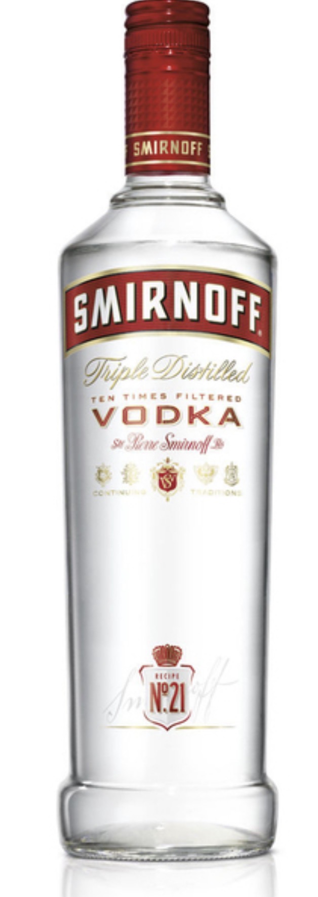 SMIRNOFF VODKA RED [1/2 FLASK]
