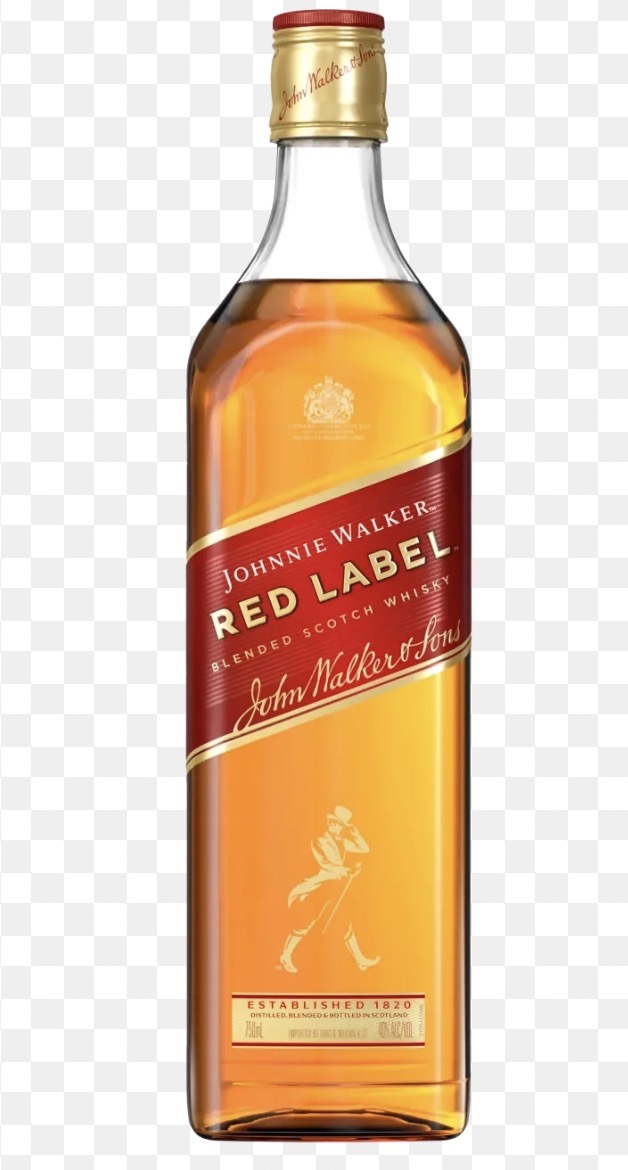 JOHNNIE WALKER RED [1/2 FLASK]